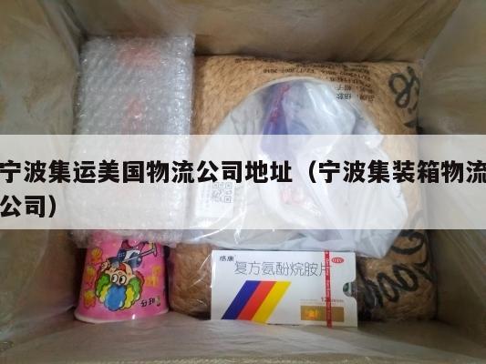 宁波集运美国物流公司地址（宁波集装箱物流公司）