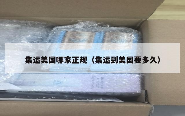 集运美国哪家正规（集运到美国要多久）