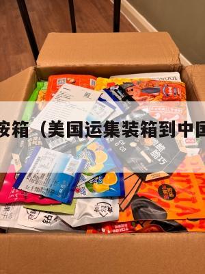美国集运按箱(美国运集装箱到中国价格多少)