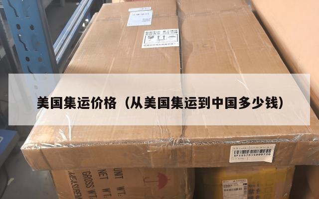 美国集运价格(从美国集运到中国多少钱)