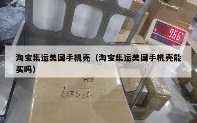 淘宝集运美国手机壳(淘宝集运美国手机壳能买吗)