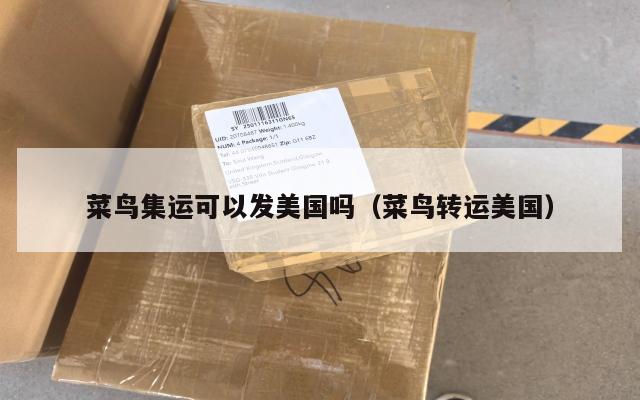 菜鸟集运可以发美国吗（菜鸟转运美国）