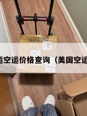 美国集运空运价格查询(美国空运多少钱)