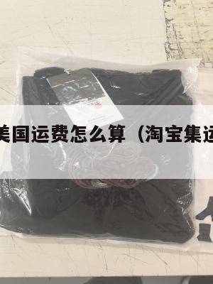 淘宝集运美国运费怎么算(淘宝集运美国收费标准)