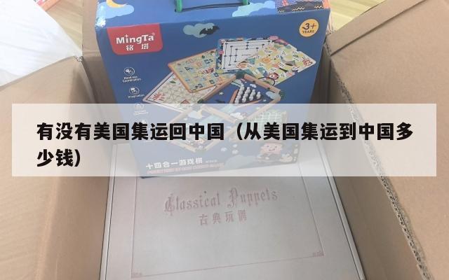 有没有美国集运回中国(从美国集运到中国多少钱)