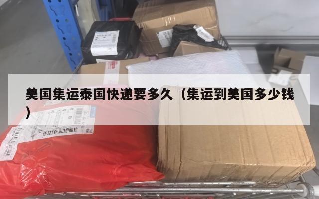 美国集运泰国快递要多久（集运到美国多少钱）