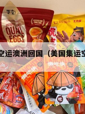 美国集运空运澳洲回国（美国集运空运澳洲回国要多久）