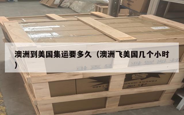 澳洲到美国集运要多久(澳洲飞美国几个小时)