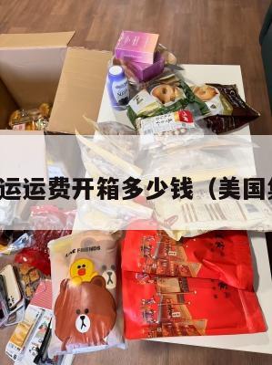 美国集运运费开箱多少钱(美国集运仓)