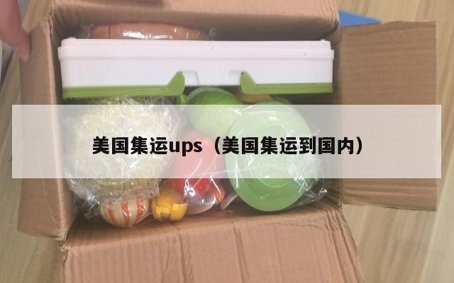 美国集运ups(美国集运到国内)
