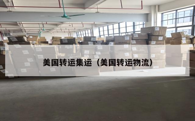 美国转运集运(美国转运物流)