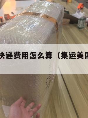 集运美国快递费用怎么算(集运美国快递费用怎么算的)
