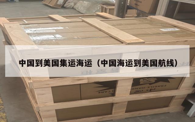 中国到美国集运海运(中国海运到美国航线)