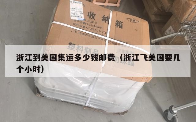 浙江到美国集运多少钱邮费(浙江飞美国要几个小时)