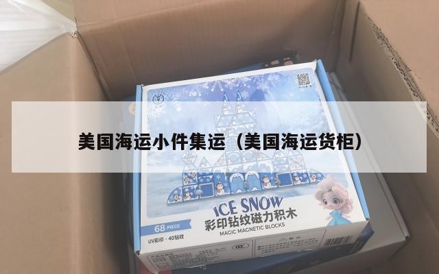 美国海运小件集运(美国海运货柜)