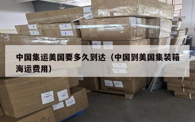 中国集运美国要多久到达(中国到美国集装箱海运费用)