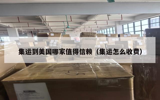 集运到美国哪家值得信赖(集运怎么收费)