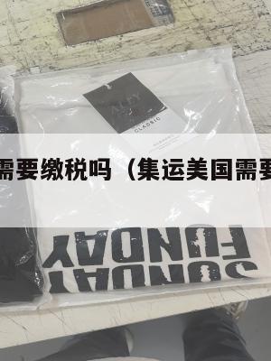 集运美国需要缴税吗（集运美国需要缴税吗多少钱）