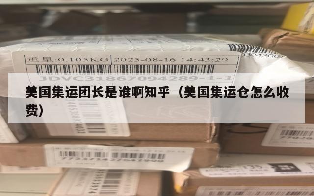 美国集运团长是谁啊知乎（美国集运仓怎么收费）