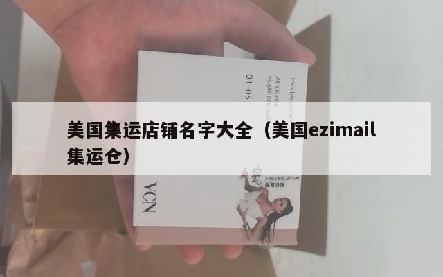 美国集运店铺名字大全(美国ezimail集运仓)