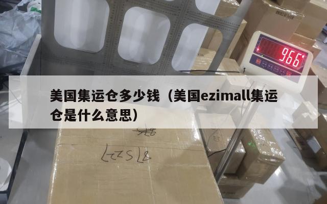美国集运仓多少钱（美国ezimall集运仓是什么意思）