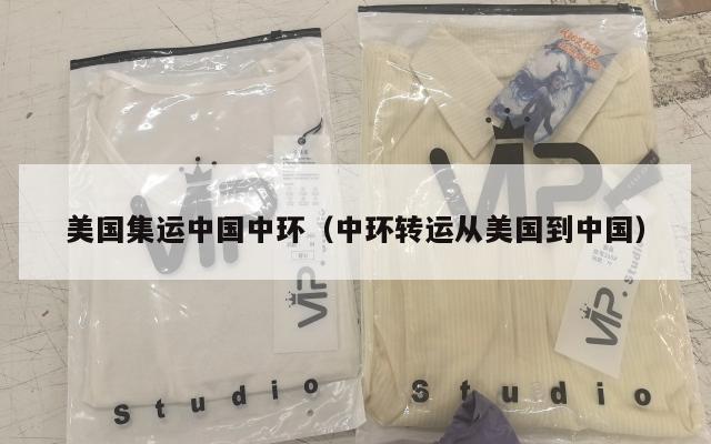 美国集运中国中环(中环转运从美国到中国)