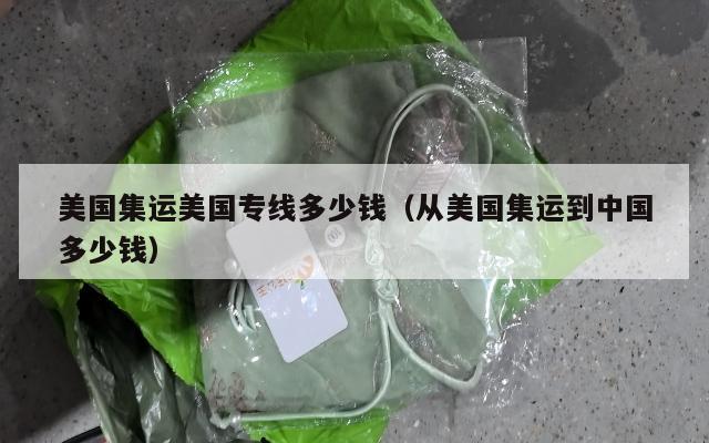 美国集运美国专线多少钱(从美国集运到中国多少钱)