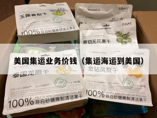 美国集运业务价钱（集运海运到美国）