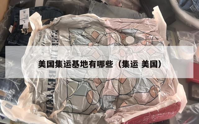 美国集运基地有哪些（集运 美国）