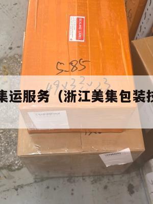 浙江美国集运服务（浙江美集包装技术有限公司）