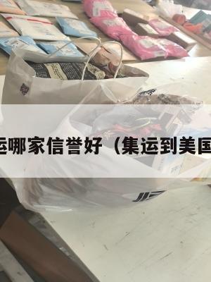 美国集运哪家信誉好（集运到美国多少钱）