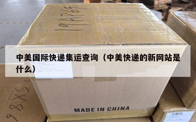 中美国际快递集运查询（中美快递的新网站是什么）
