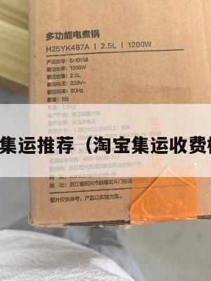 美国海淘集运推荐（淘宝集运收费标准美国）