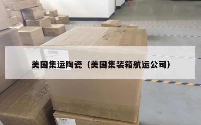 美国集运陶瓷（美国集装箱航运公司）