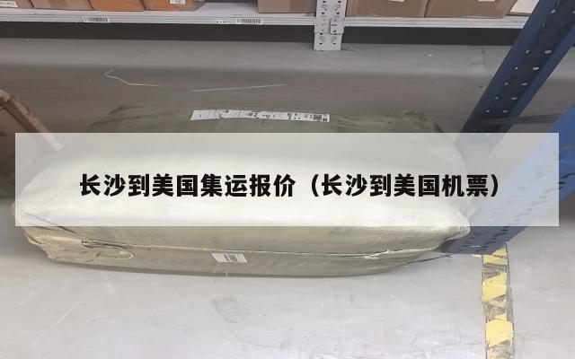 长沙到美国集运报价（长沙到美国机票）