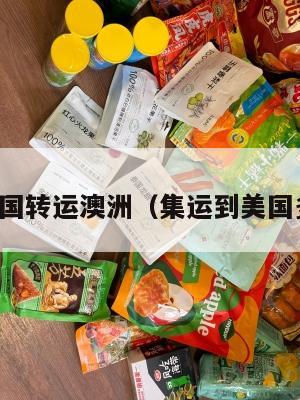 集运美国转运澳洲（集运到美国多少钱）