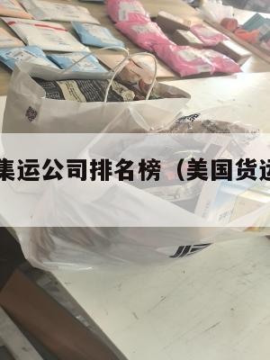 美国货物集运公司排名榜(美国货运物流公司)