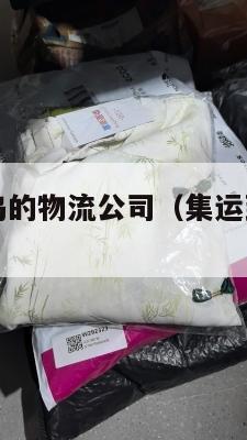 集运美国义乌的物流公司（集运到美国的公司）
