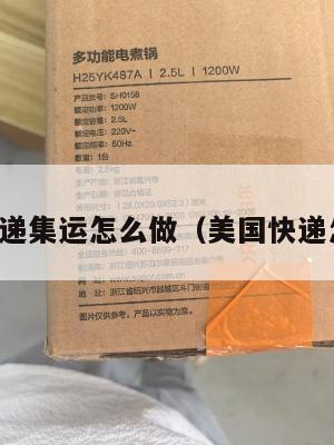 美国快递集运怎么做(美国快递怎么寄)