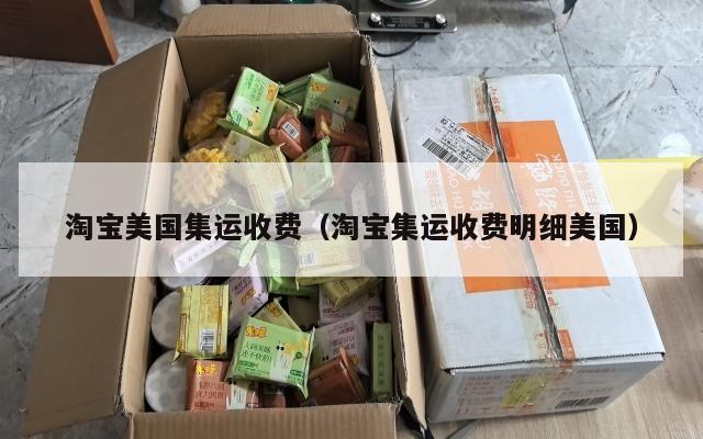 淘宝美国集运收费（淘宝集运收费明细美国）