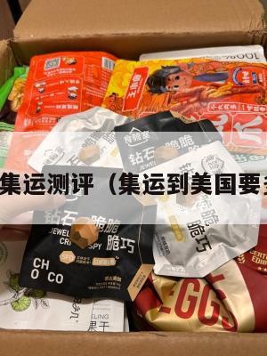 美国集运测评(集运到美国要多久)