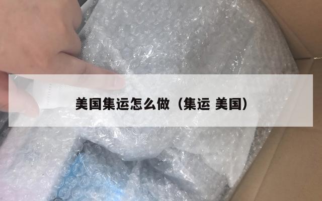 美国集运怎么做(集运 美国)