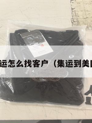 做美国集运怎么找客户(集运到美国的公司)
