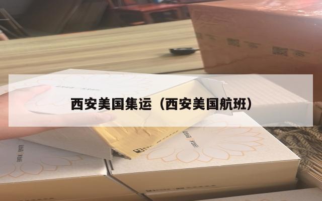 西安美国集运(西安美国航班)