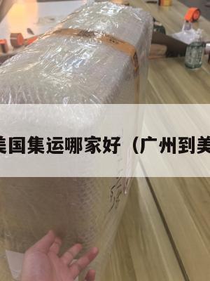 广州到美国集运哪家好(广州到美国专线)