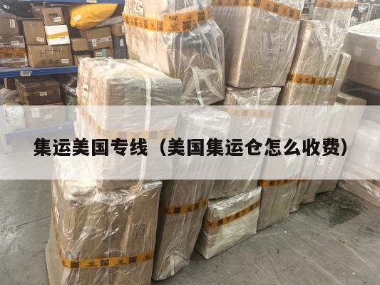 集运美国专线(美国集运仓怎么收费)