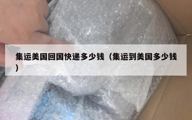 集运美国回国快递多少钱(集运到美国多少钱)