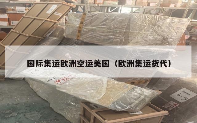 国际集运欧洲空运美国(欧洲集运货代)