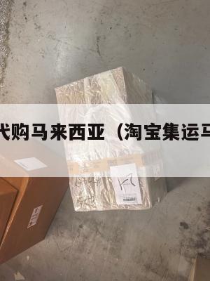 集运美国代购马来西亚(淘宝集运马来西亚收费明细)