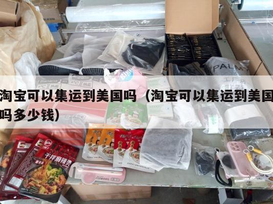 淘宝可以集运到美国吗(淘宝可以集运到美国吗多少钱)